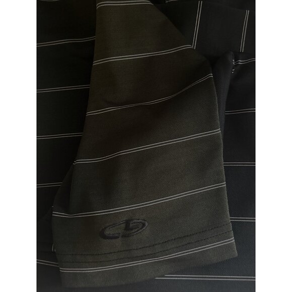 Champion Golf Duo-Dry Black Striped Short Sleeve Polo Shirt, Size XL - Picture 9 of 9